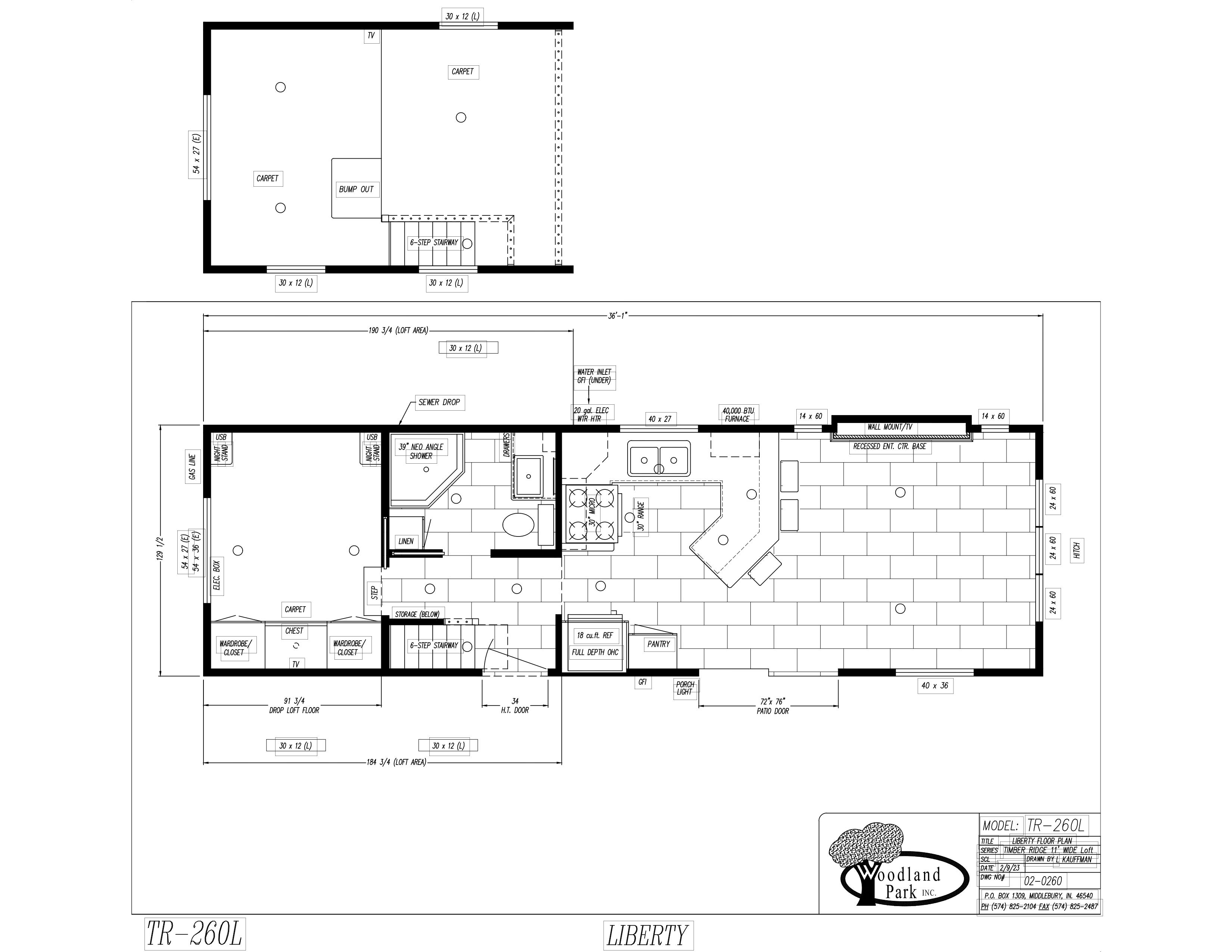 2023 WOODLAND PARK 260L Carteret RV